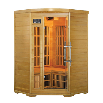 Nice Design Mini Corner Style 2-3 People Infrared Sauna LM-F2G