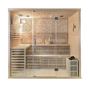 Fashional 5-7 People Mosaic Stone Tradtional Sauna Room LM-T03B